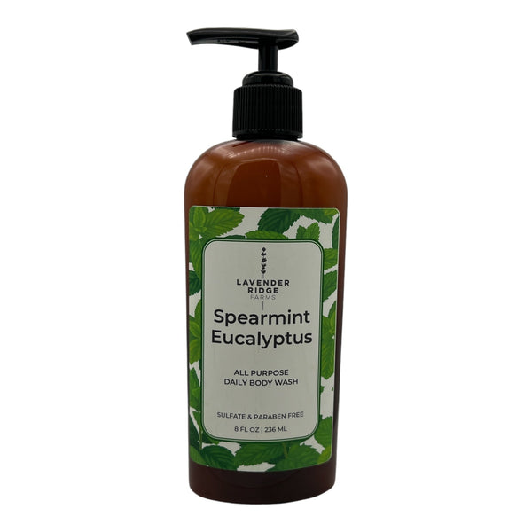 Body Wash - Spearmint Eucalyptus - Lavender Ridge Farms