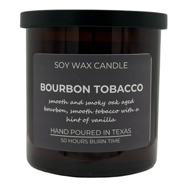 Bourbon Tobacco Soy Wax Candle - Lavender Ridge Farms