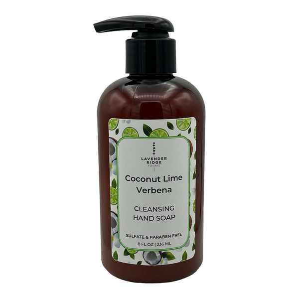 Cleansing Hand Soap - Coconut Lime Verbena - Lavender Ridge Farms