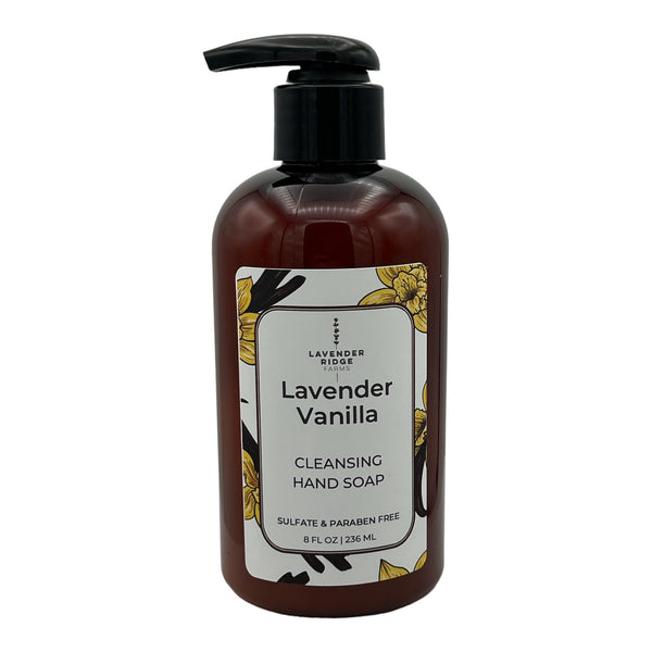 Cleansing Hand Soap - Lavender Vanilla - Lavender Ridge Farms