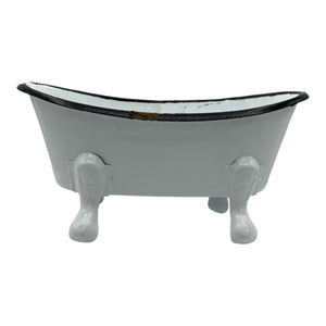 Enamel Bathtub Soap Dish - Lavender Ridge Farms