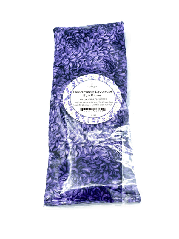 Homemade Therapeutic Lavender Eye Pillow - Lavender Ridge Farms