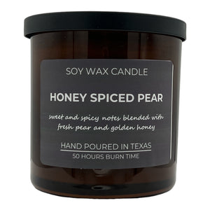 Honey Spiced Pear Soy Wax Candle - Lavender Ridge Farms