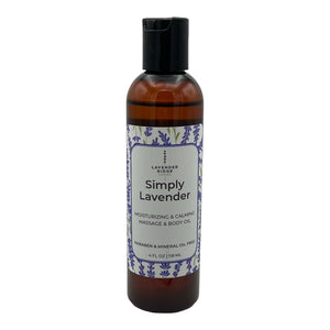 Lavender Massage & Body Oil - Lavender Ridge Farms