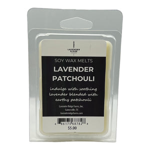 Lavender Patchouli Soy Wax Melts - Lavender Ridge Farms