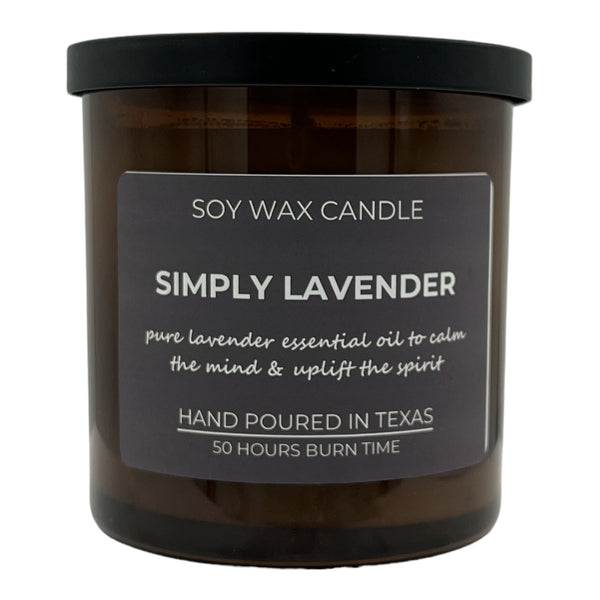 Lavender Soy Wax Candle - Lavender Ridge Farms