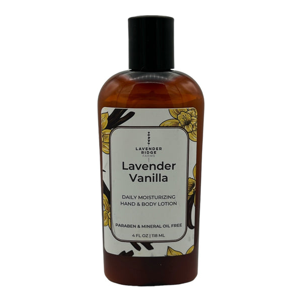 Lotion - Lavender Vanilla Hand & Body - Lavender Ridge Farms