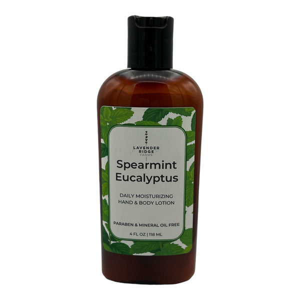 Lotion - Spearmint Eucalytus Hand & Body - Lavender Ridge Farms