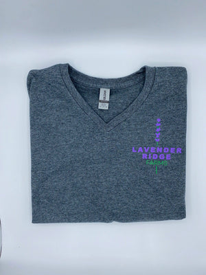 LRF Logo V - neck T-Shirt - Lavender Ridge Farms