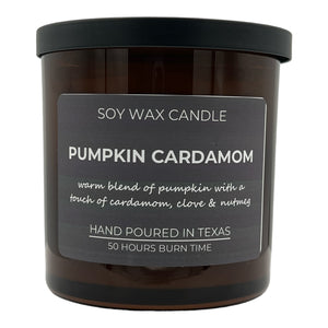 Pumpkin Cardamom Soy Wax Candle - Lavender Ridge Farms