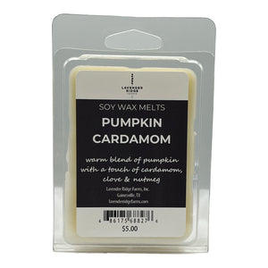 Pumpkin Cardamom Soy Wax Melts - Lavender Ridge Farms