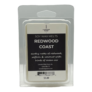 Redwood Coast Soy Wax Melts - Lavender Ridge Farms