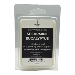 Spearmint Eucalyptus Soy Wax Melts - Lavender Ridge Farms