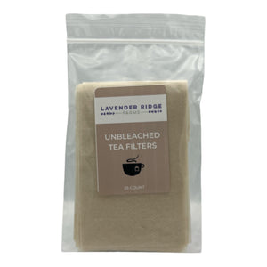 Unbleached Tea Filters - Lavender Ridge Farms