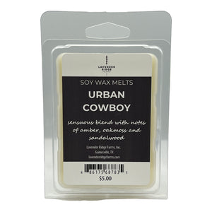 Urban Cowboy Soy Wax Melts - Lavender Ridge Farms