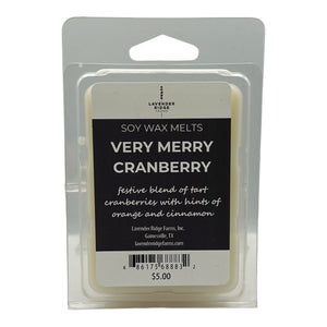 Very Merry Cranberry Soy Wax Melts - Lavender Ridge Farms